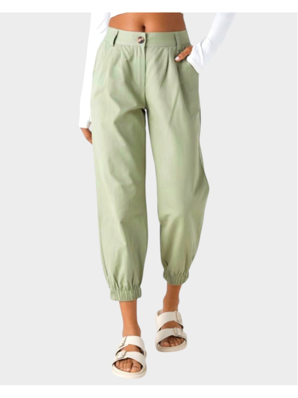 Size S (Reg) Halara Mid Rise Casual Joggers with Pockets